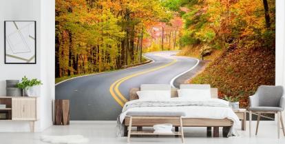Winding Road Wallpaper Wallsauce US
