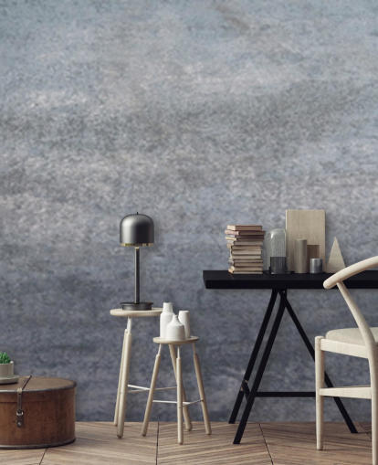 papel pintado efecto acero