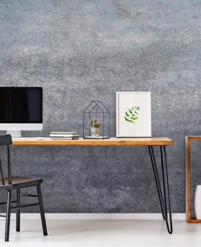 behang met staaleffect