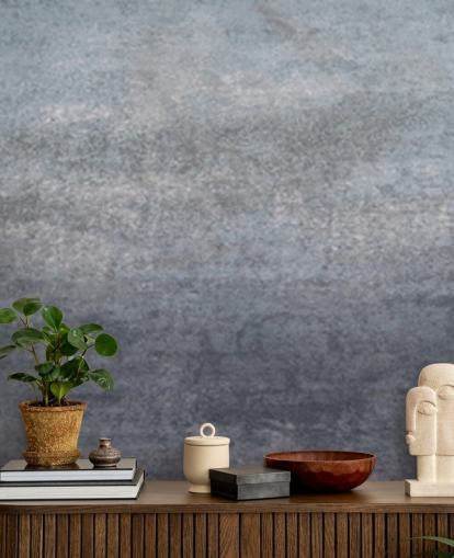 papel pintado efecto acero