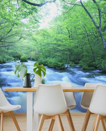 River in Forest Wallpaper