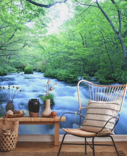 Fluss im Wald Wallpaper Fluss im Wald Wallpaper