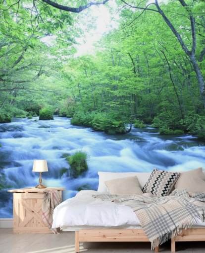 River in Forest Wallpaper River in Forest Wallpaper