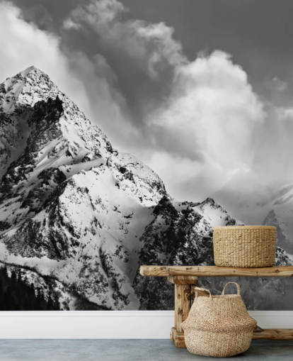 carta da parati Moody Mountain