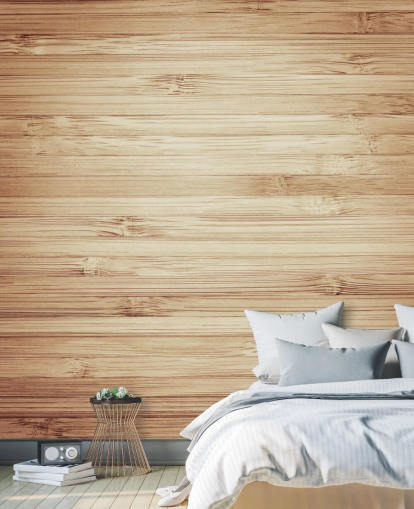 Papel pintado de madera natural marrón