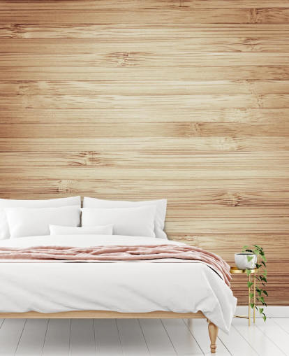 Bruin natuurlijk hout behang