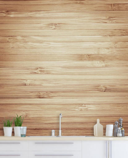 Brown Natural Wood Wallpaper