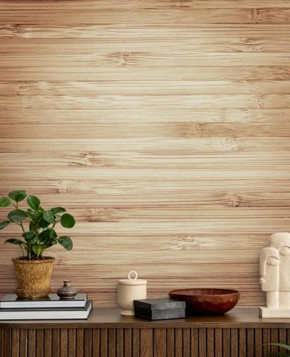 Carta da parati marrone legno naturale