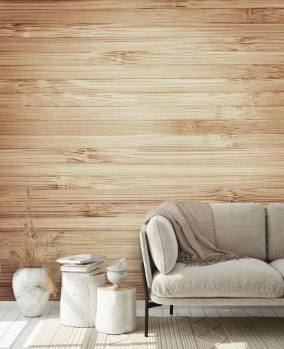 Bruin natuurlijk hout behang