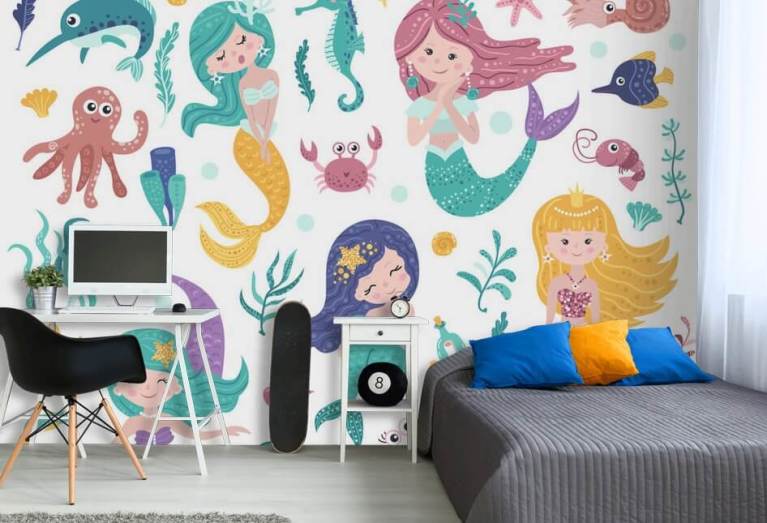 Mermaid Wallpaper | Wallsauce ZA