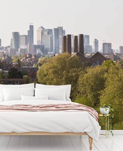 kanari brygge utsikt london tapet