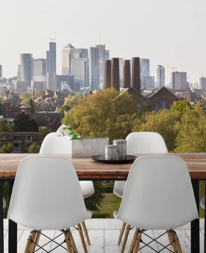 papel de parede canary wharf view london