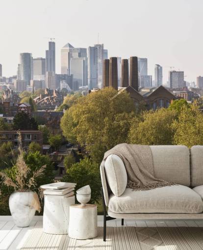 canary wharf view londen behang canary wharf view londen behang