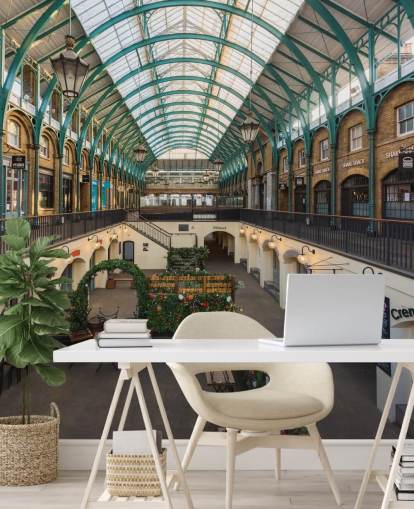 kloostertuin in lockdown-behang kloostertuin in lockdown-behang