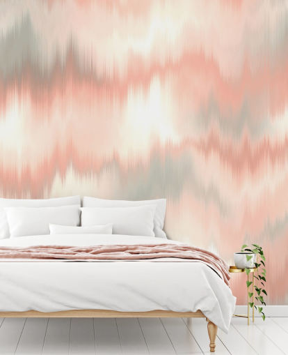 peach, white and grey tie dye wallpaper
