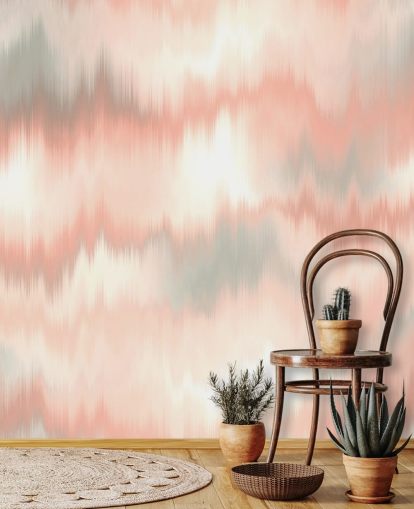 peach, white and grey tie dye wallpaper