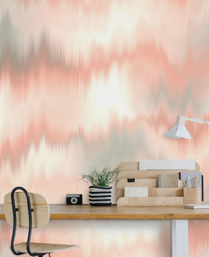 peach, white and grey tie dye wallpaper