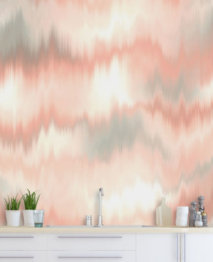 peach, white and grey tie dye wallpaper
