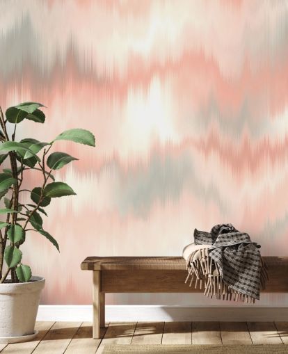 peach, white and grey tie dye wallpaper
