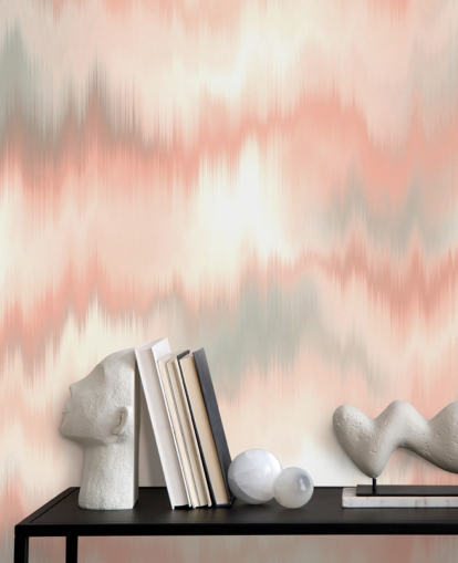 peach, white and grey tie dye wallpaper