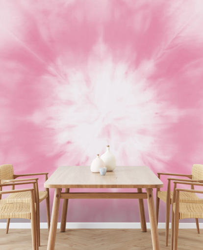 roze en wit tie dye behang roze en wit tie dye behang