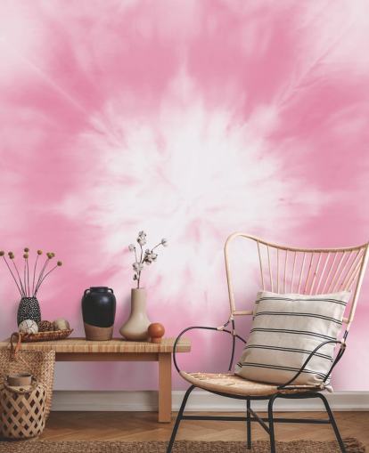 pink and white tie dye wallpaper 