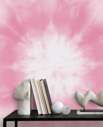 pink and white tie dye wallpaper 