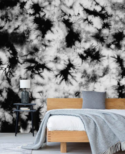papier peint tie dye noir et blanc papier peint tie dye noir et blanc