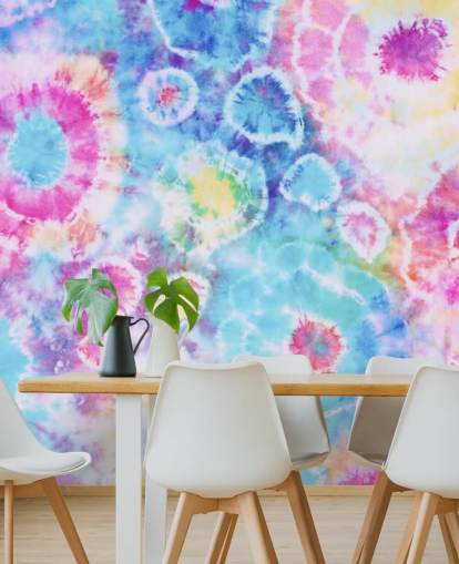 bunte Tie Dye Kreise Tapete bunte Tie Dye Kreise Tapete