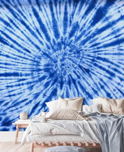 papel tapiz de remolino azul tie dye papel tapiz de remolino azul tie dye