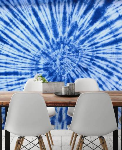 papel tapiz de remolino azul tie dye