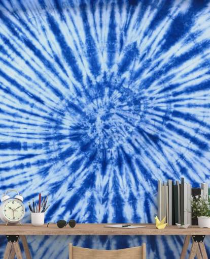 papel de parede blue tie dye redemoinho papel de parede blue tie dye redemoinho