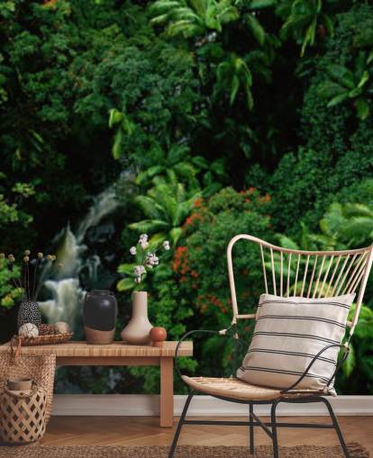 himmelen utsikt over Hawaii regnskog BakgrunnF