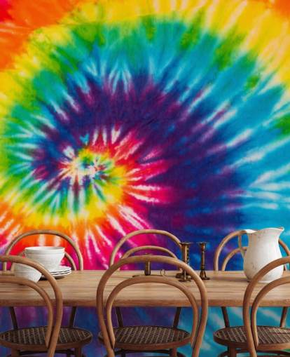 papel pintado colorido remolino