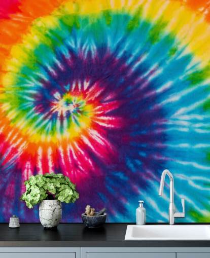 colourful swirl wallpaper