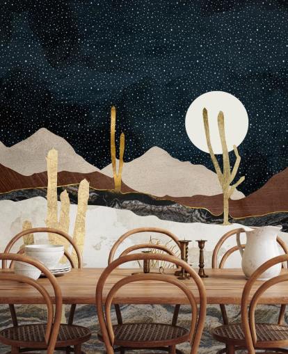 Marmor und Gold Desert Tapete Marmor und Gold Desert Tapete