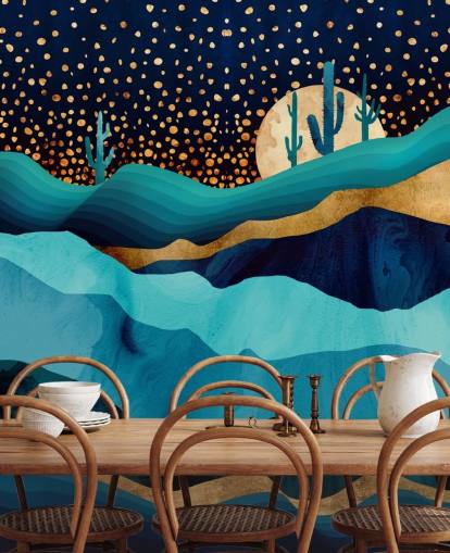 abstract blue and gold desert landscape wallpaper abstract blue and gold desert landscape wallpaper