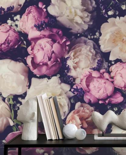 white, pink and purple peonies wallpaper white, pink and purple peonies wallpaper