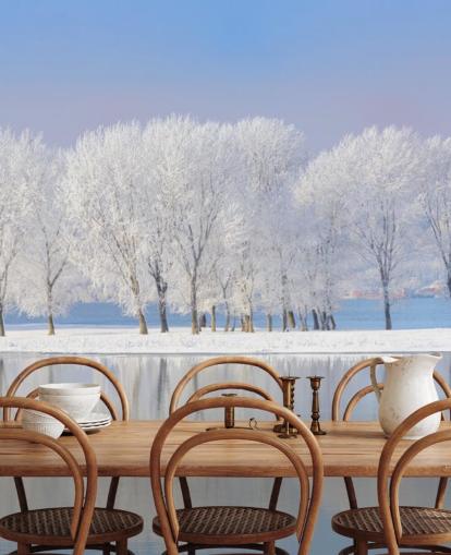 Papel de Parede Frosty Tree Island
