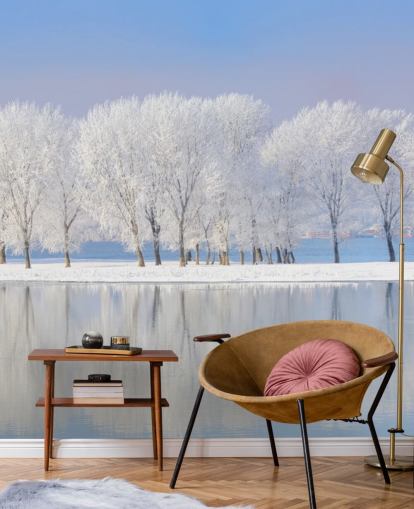 Frosty Tree Island Bakgrunn