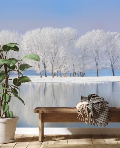 Carta da parati Frosty Tree Island