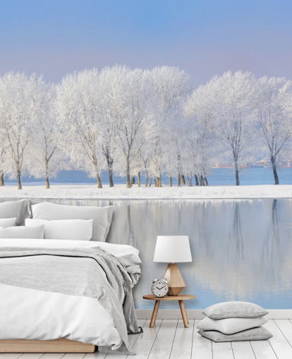 Carta da parati Frosty Tree Island