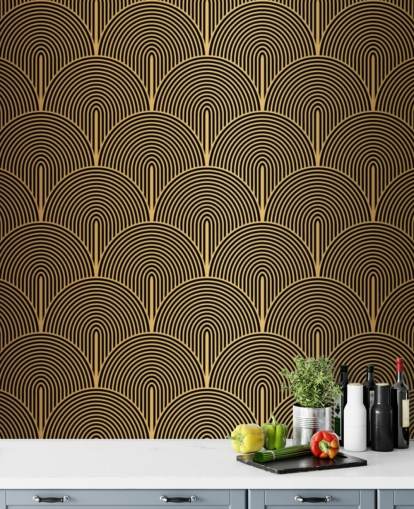 black and gold coloured mermaid scales wallpaper black and gold coloured mermaid scales wallpaper