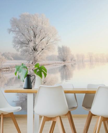 Frosty River Wall Mural