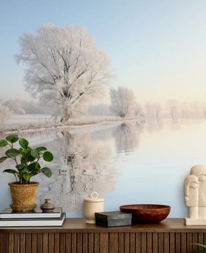 Frosty River Wall Mural