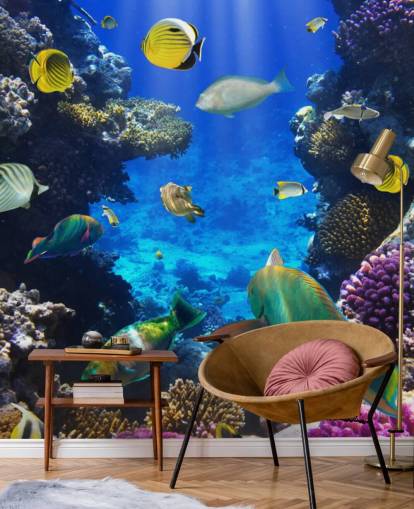 Colorful Coral and Fish Wallpaper