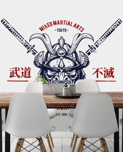 Papel de Parede Graffiti Guerreiro