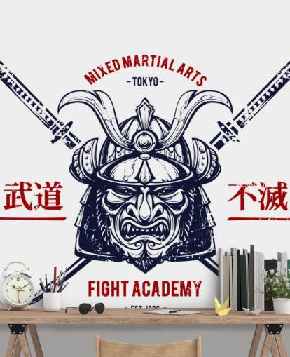 Japanese Warrior Graffiti Wallpaper