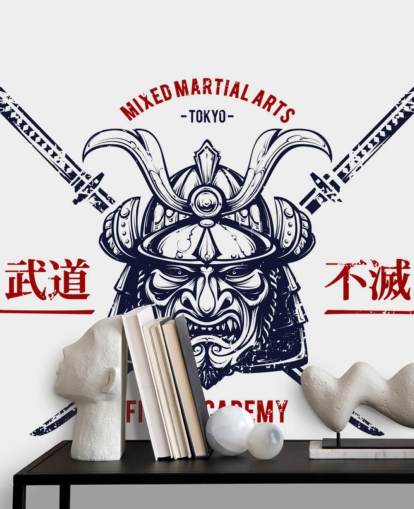 Japanese Warrior Graffiti Wallpaper