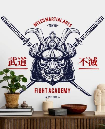 Japanese Warrior Graffiti Wallpaper